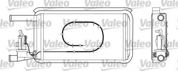 VALEO 812217 Heat Exchanger, interior heating